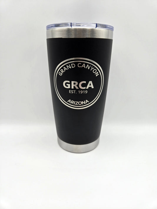 Engraving artwork showing Grand Canyon National Park logo design