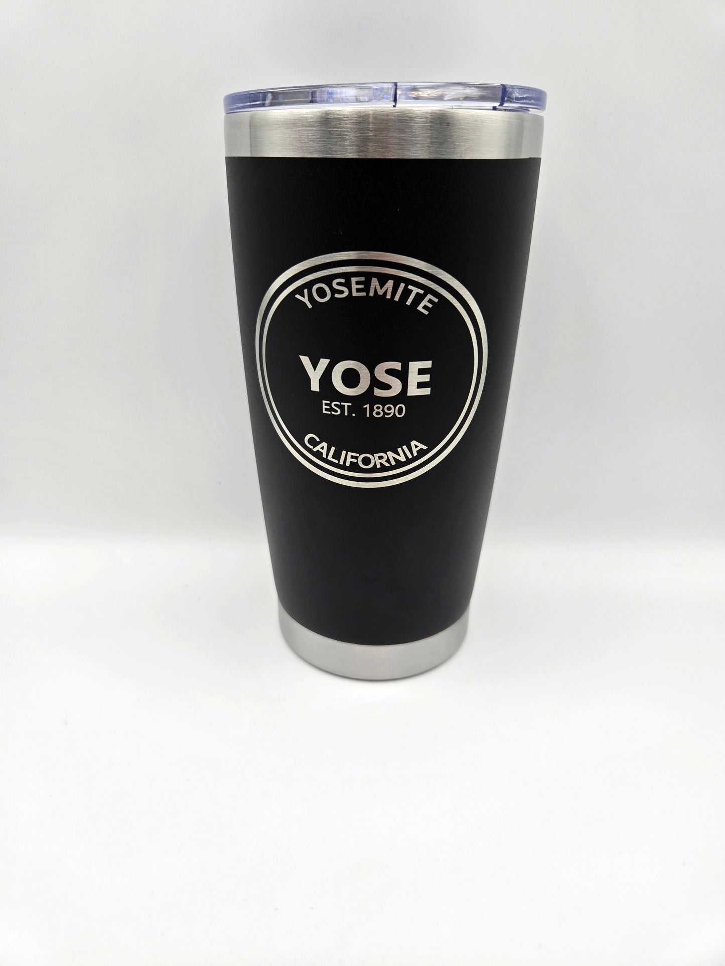 20oz insulated tumbler engraved with Yosemite National Park logo